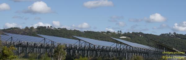 Coolum Solar Farm: There’s something I love about the orderly precision layout of solar panels in a huge farm, knowing that they’re capturing free energy from the only nearby functional hot fusion reactor we have. At time of taking this it’s only 50% installed on the lease, 15MW capacity and offsets the entirety of the Sunshine Coast Councils electricity consumption, with some to spare. Nice :)