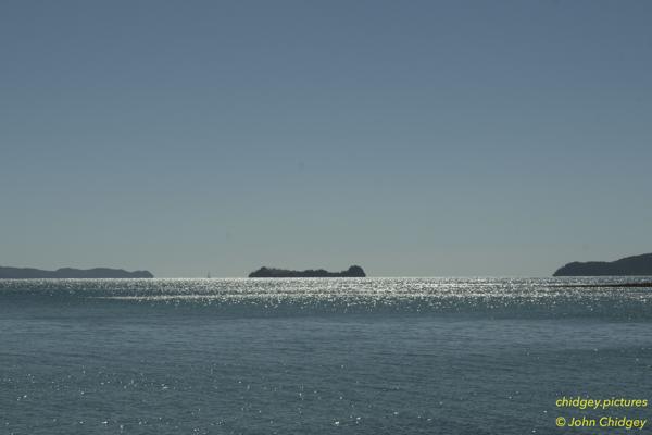 Double Cone Island From Airlie Beach: Taken from Airlie Beach, as in the beach itself, looking out to Double Cone Island. From this angle it looks like a single island but is in fact two separate islands, hence the name.