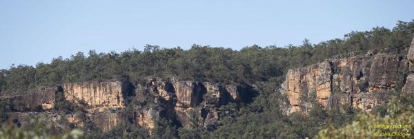 Cania Gorge: The Cania Gorge just North of Monto has many beautiful rock formations that form the Gorge walls. This was taken near the Dam end of the Gorge from the Lookout.